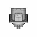 Cee Flanged Socket Sloping 32A 3P 6H Ip44 | Industrial CAD Design_270_0_degree_snapshot
