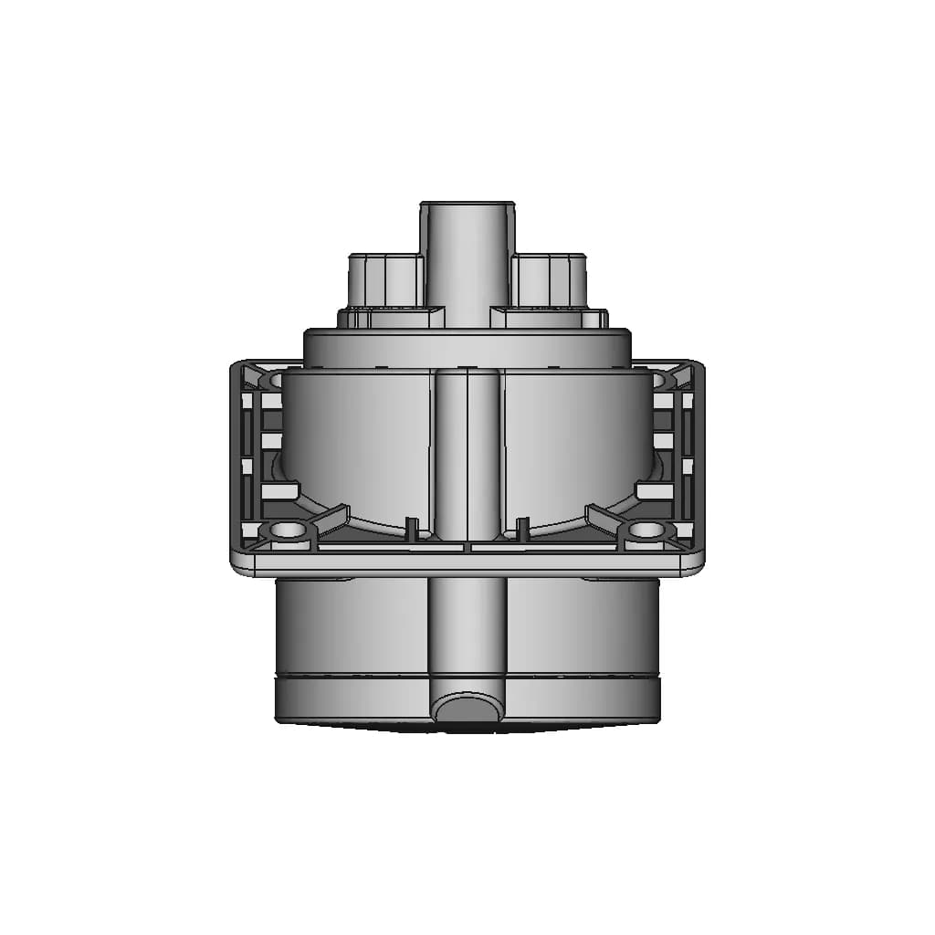 Cee Flanged Socket Sloping 32A 3P 6H Ip44 | Industrial CAD Design_90_0_degree_snapshot