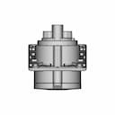 Cee Flanged Socket Sloping 32A 3P 6H Ip44 | Industrial CAD Design_90_0_degree_snapshot