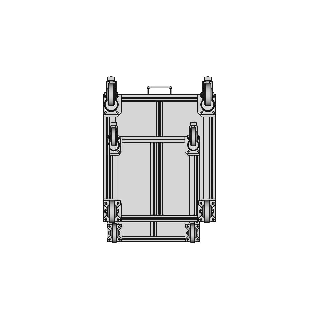 Aluminum Trolley Rack 1 | Industrial CAD Design_90_0_degree_snapshot