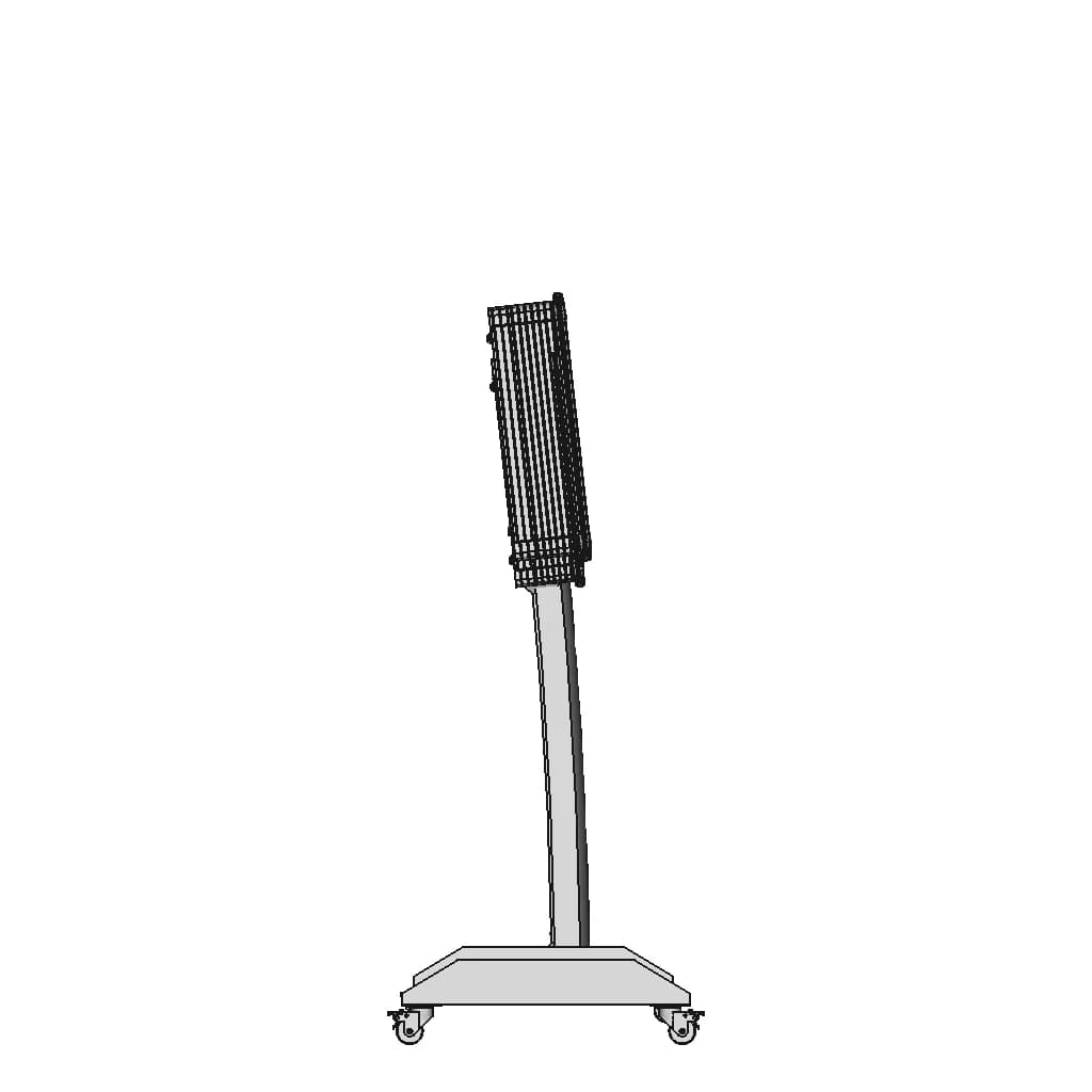Manual Operation Platform Cantilever Box Component Display Screen | Industrial CAD Design_0_0_degree_snapshot