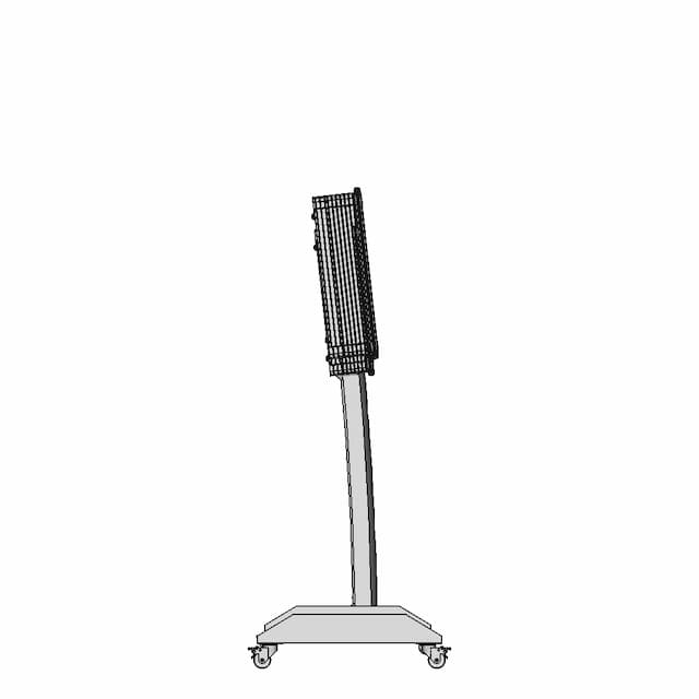 Manual Operation Platform Cantilever Box Component Display Screen | Industrial CAD Design