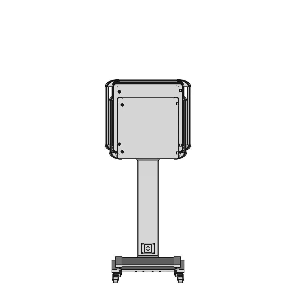 Manual Operation Platform Cantilever Box Component Display Screen | Industrial CAD Design_0_270_degree_snapshot