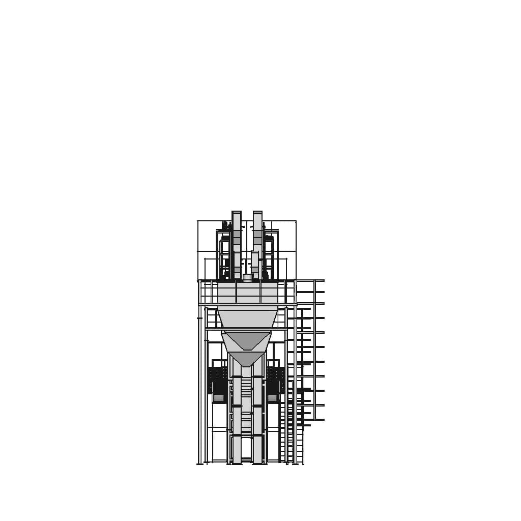Hopper And Bucket Elevator 1 | Industrial CAD Design_0_270_degree_snapshot