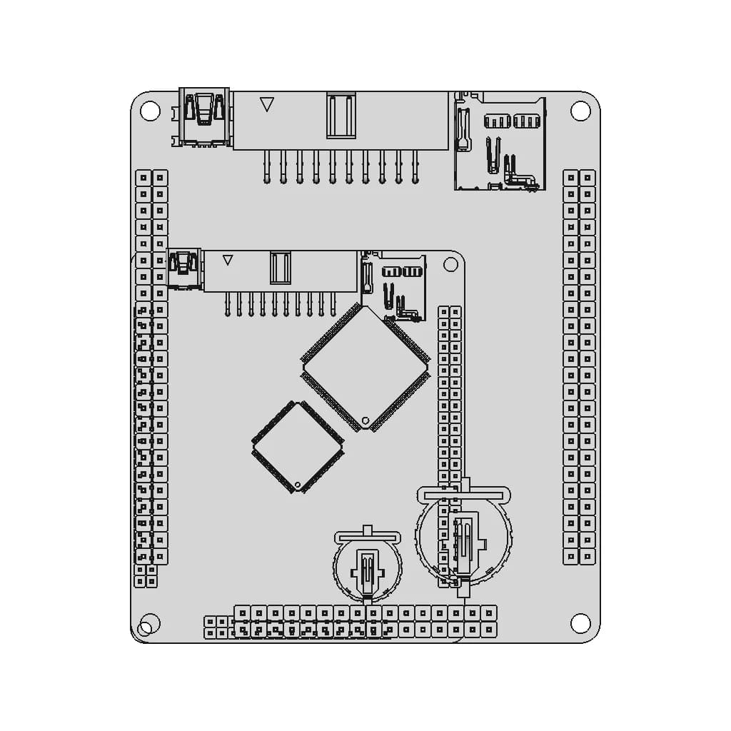 Stm32F407Vet6 Stmicroelectronics 1 | Industrial CAD Design_0_0_degree_snapshot