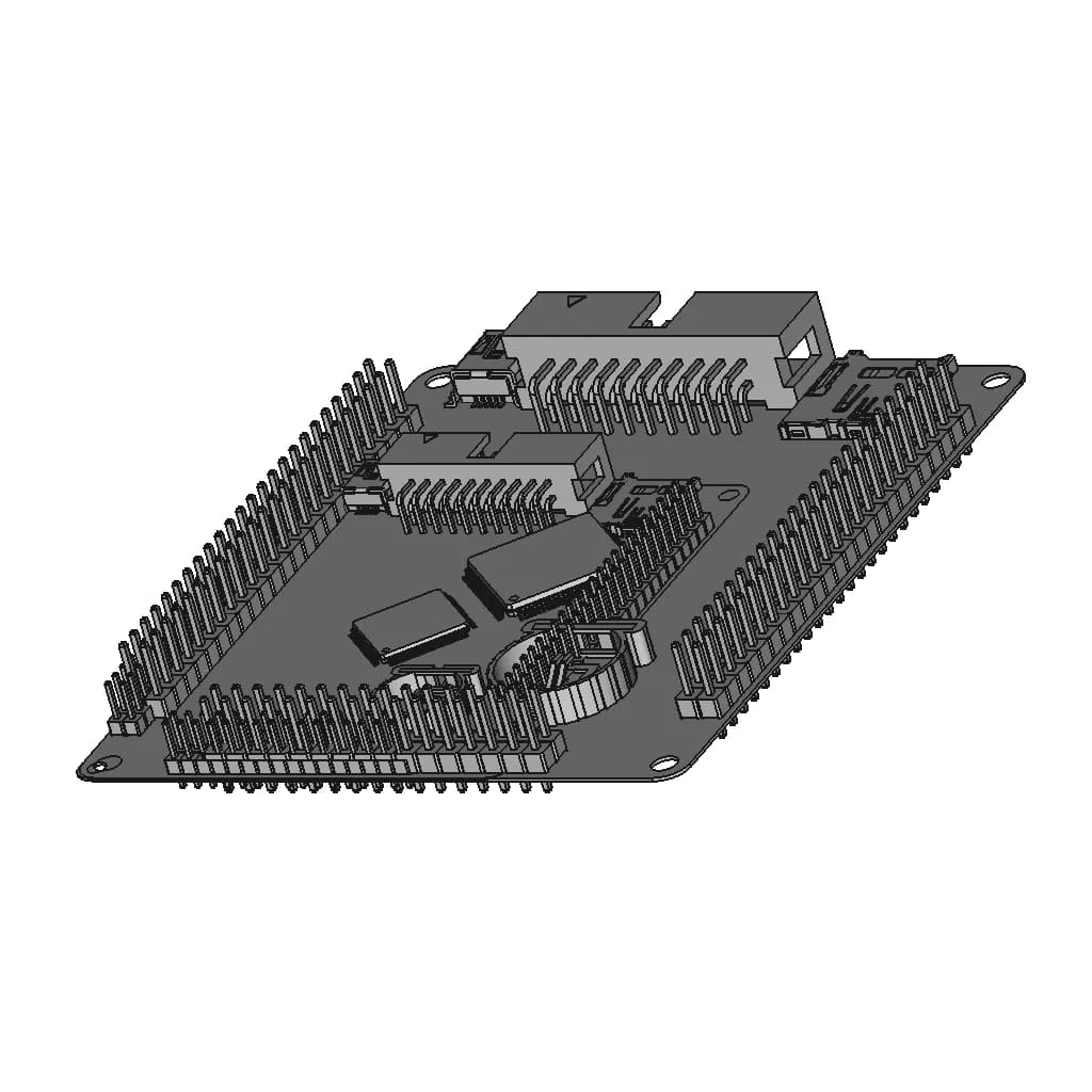 Stm32F407Vet6 Stmicroelectronics 1 | Industrial CAD Design_60_30_degree_snapshot