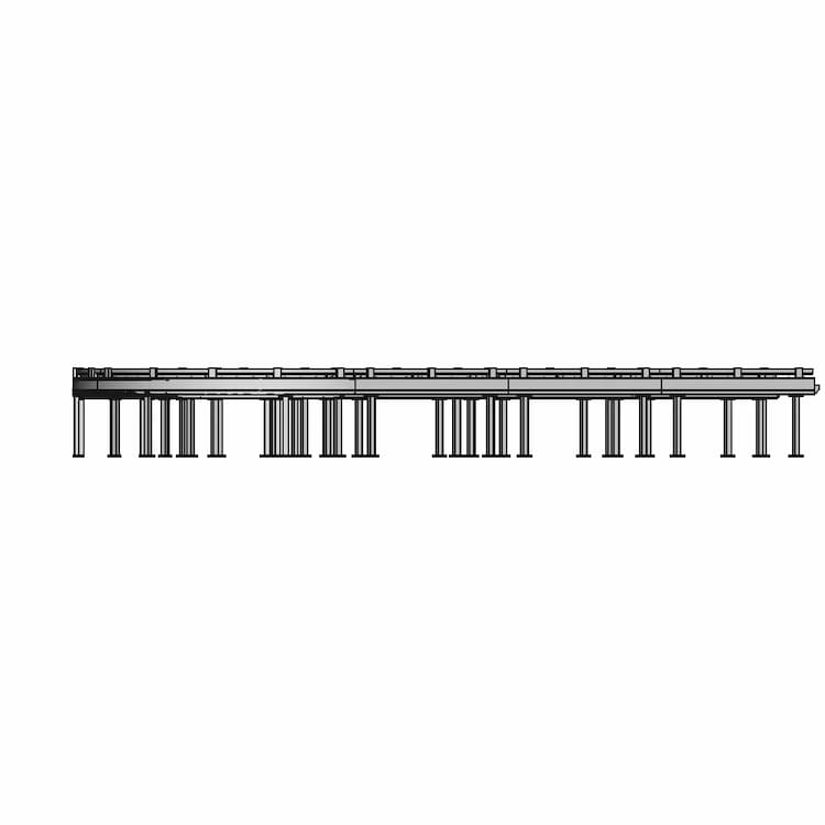 Roller Conveyor Line V2 Rulolu Konveyor Hatti V2 | Industrial CAD Design