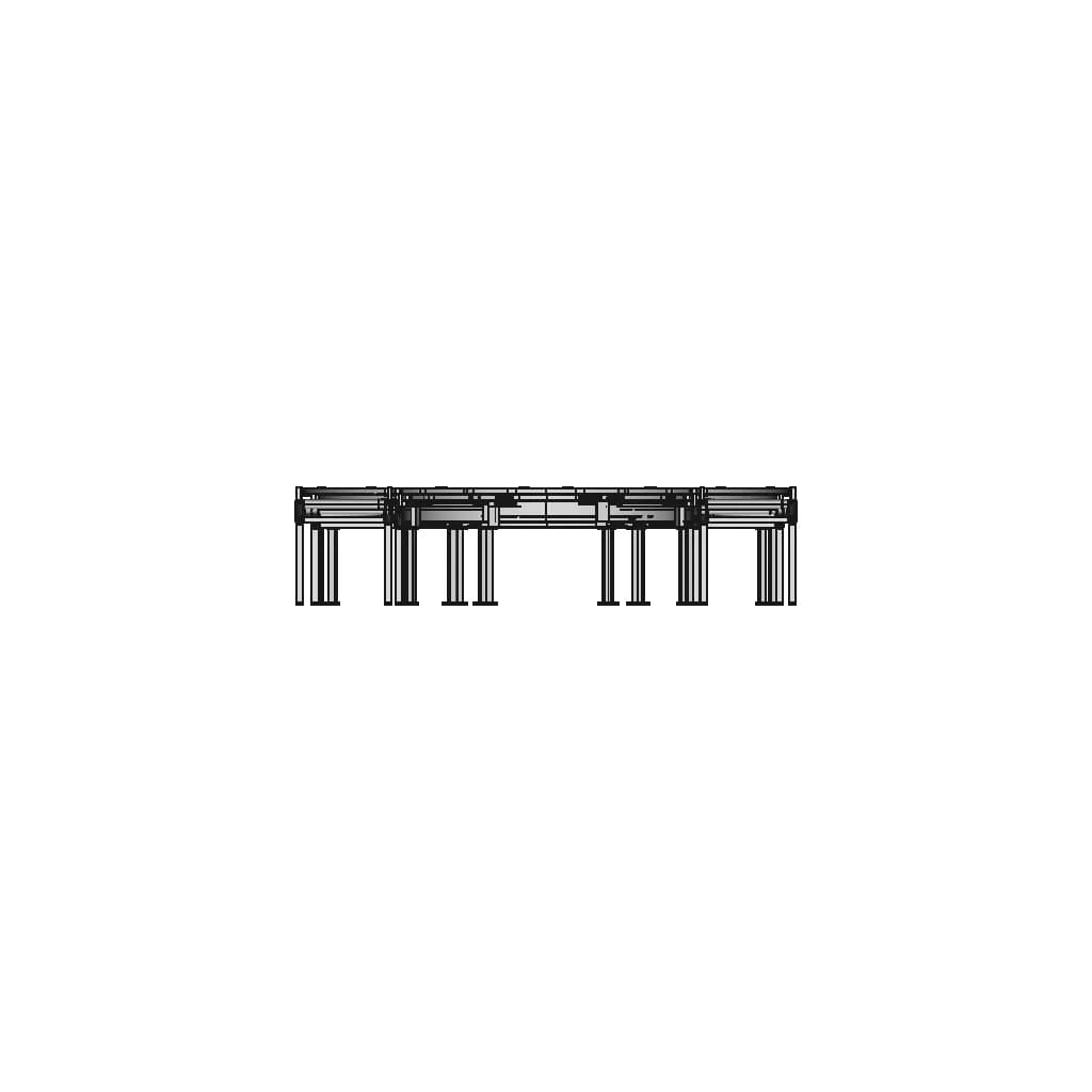 Roller Conveyor Line V2 Rulolu Konveyor Hatti V2 | Industrial CAD Design_0_270_degree_snapshot