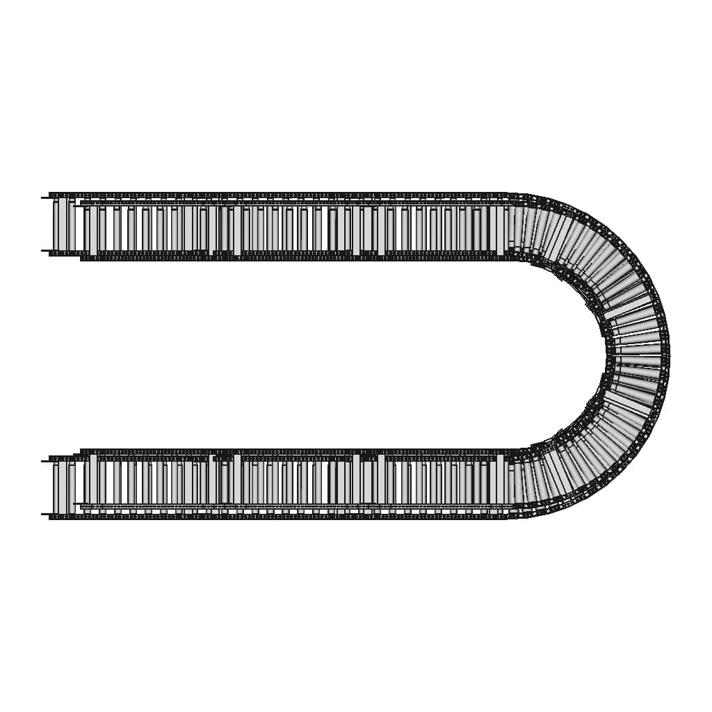 Roller Conveyor Line V2 Rulolu Konveyor Hatti V2 | Industrial CAD Design_90_0_degree_snapshot