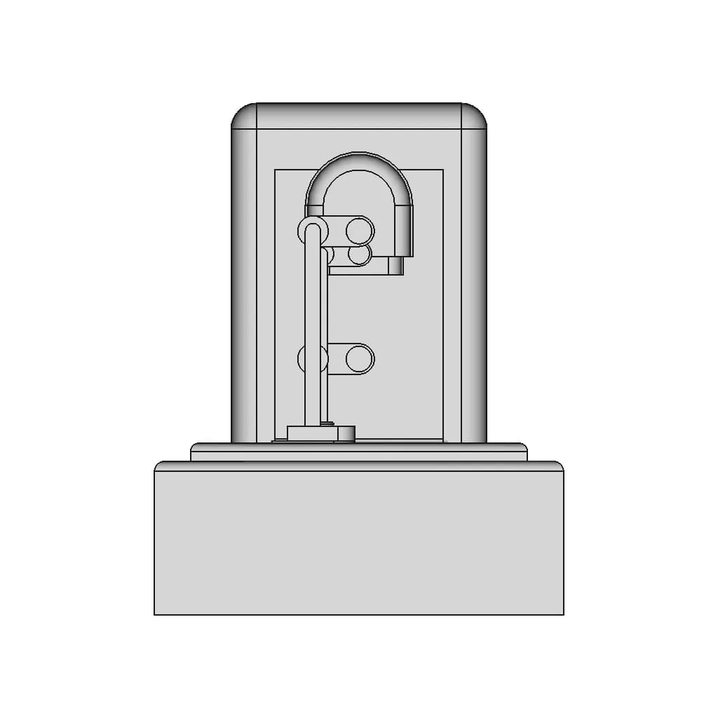 Semi Automated Stamping Machine 1 | Industrial CAD Design_90_0_degree_snapshot