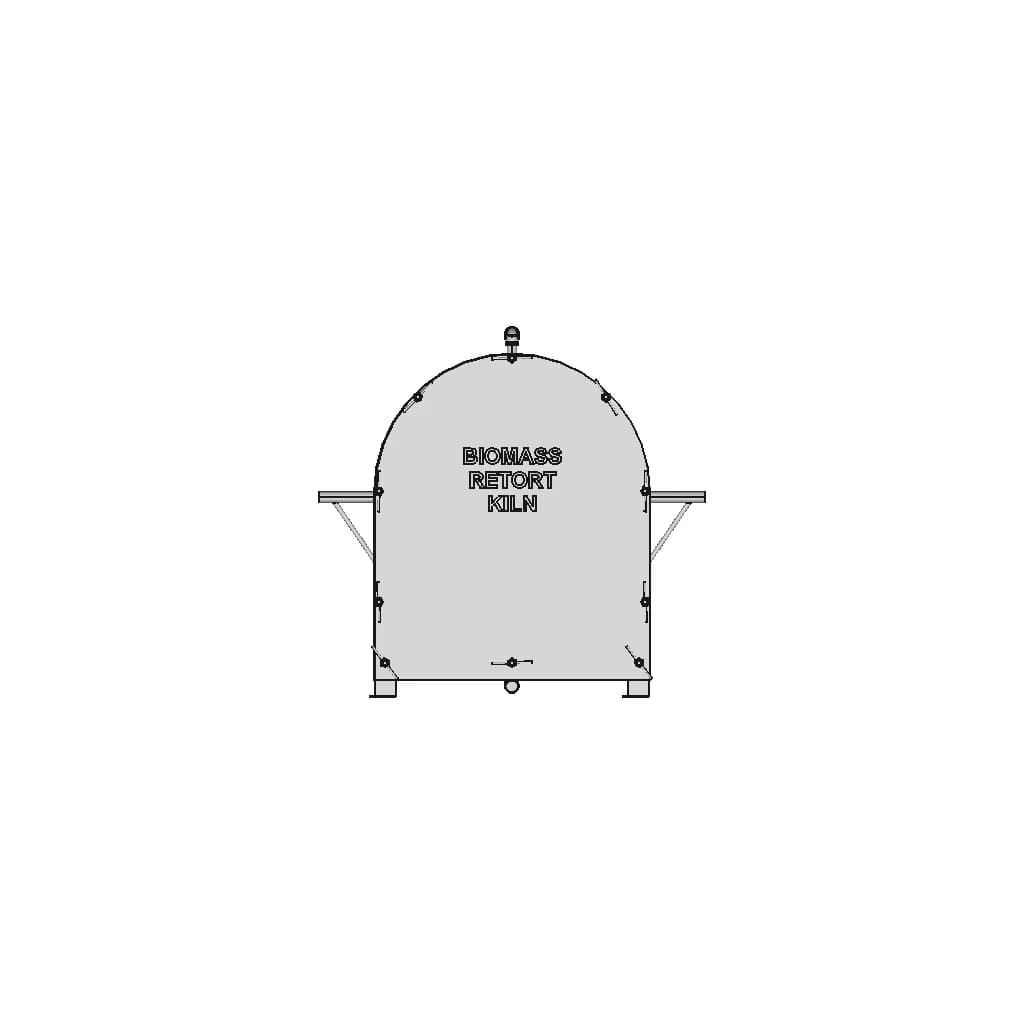 Biomass Retort Kiln 1 | Industrial CAD Design_90_0_degree_snapshot