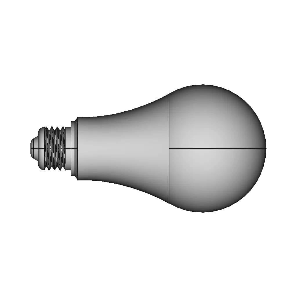 Led Lamp 9W 1 | CAD Model for Energy Systems_0_270_degree_snapshot