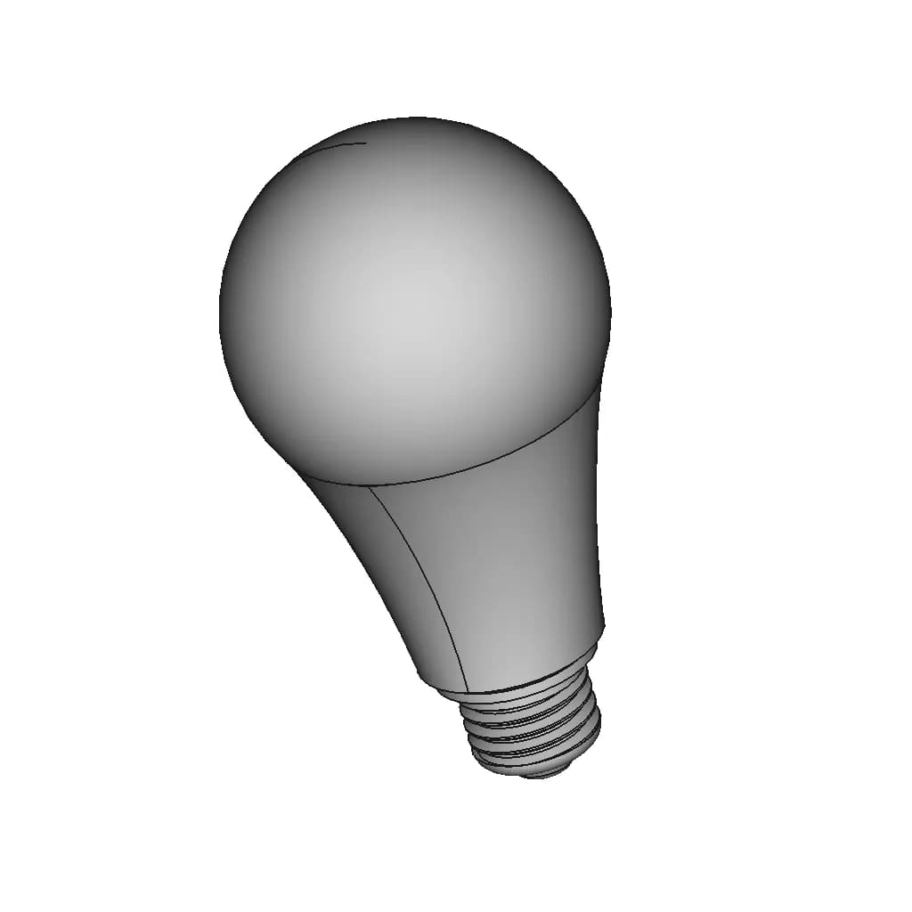 Led Lamp 9W 1 | CAD Model for Energy Systems_60_30_degree_snapshot