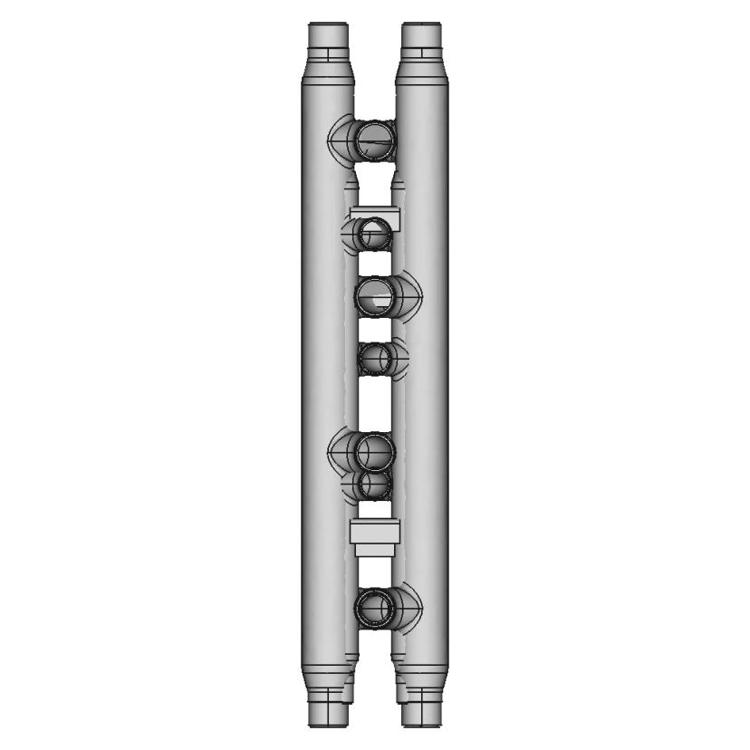 Kesselverteiler Heat Manifold 1 | CAD Model for Energy Systems