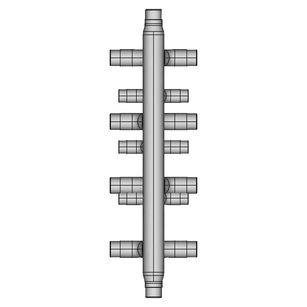 Kesselverteiler Heat Manifold 1 | CAD Model for Energy Systems_0_270_degree_snapshot