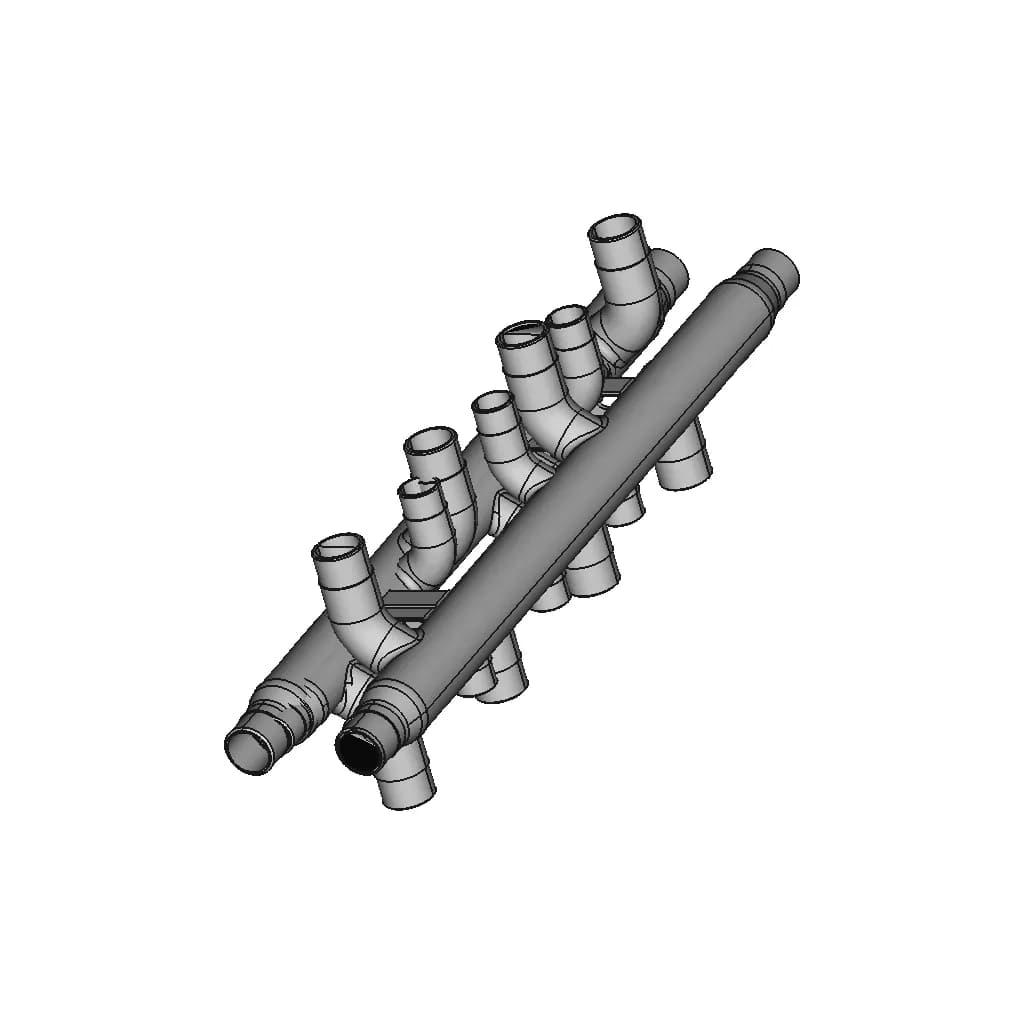 Kesselverteiler Heat Manifold 1 | CAD Model for Energy Systems_60_30_degree_snapshot
