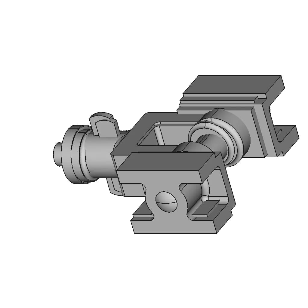 Steam Engine Crosshead 20 | CAD Model for Energy Systems_60_30_degree_snapshot