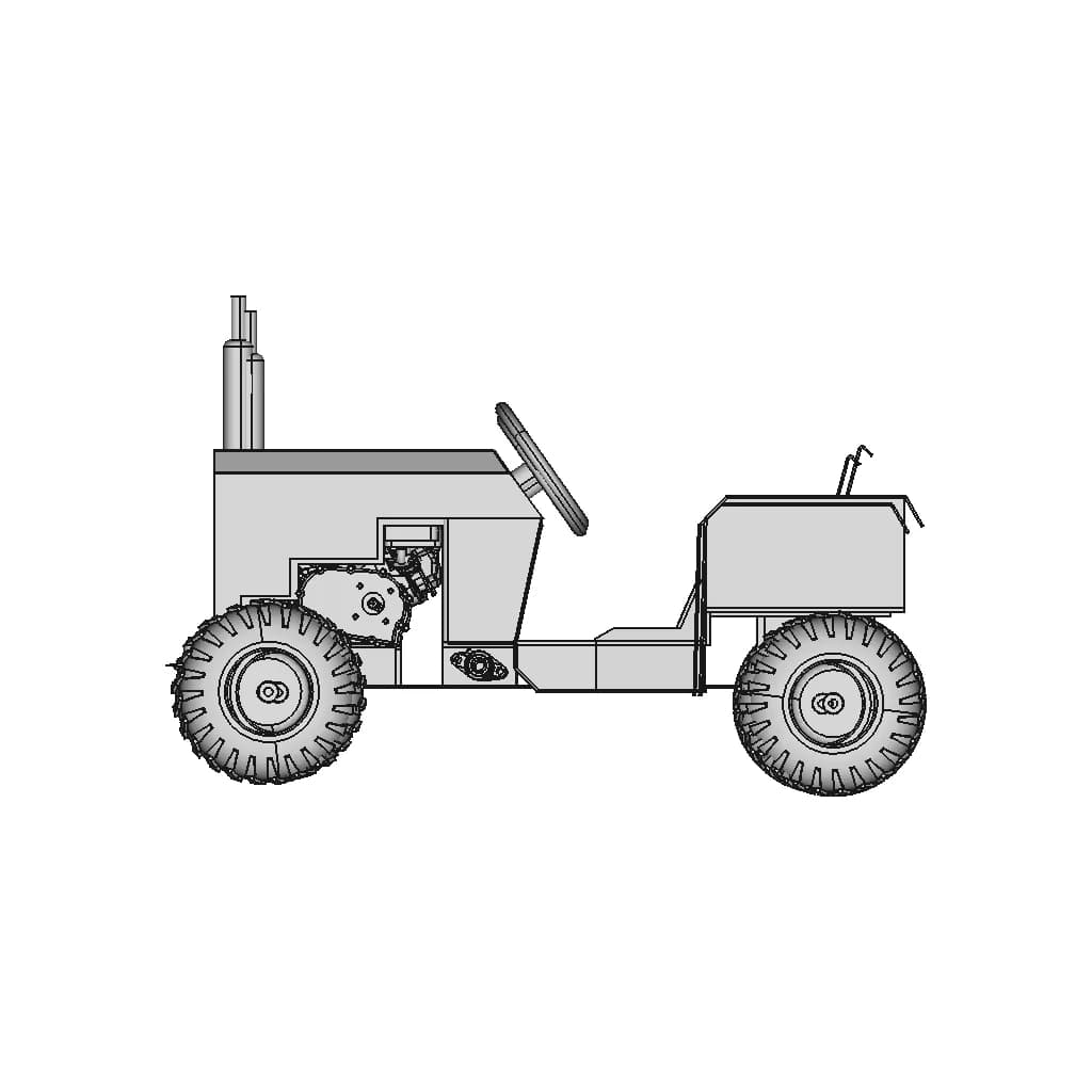 Buggy Tractor 1 | Industrial CAD Design_0_0_degree_snapshot