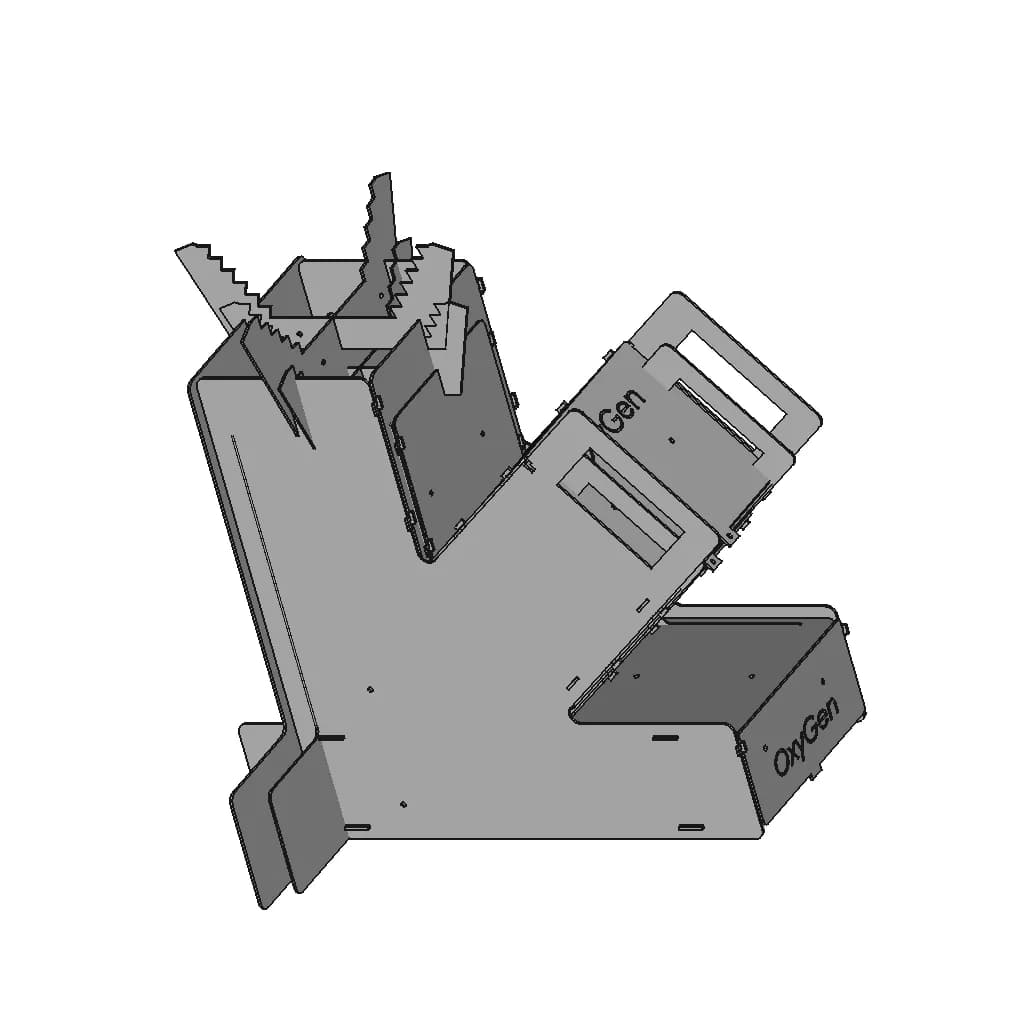 Camping Stove 5 | Industrial CAD Design_60_30_degree_snapshot