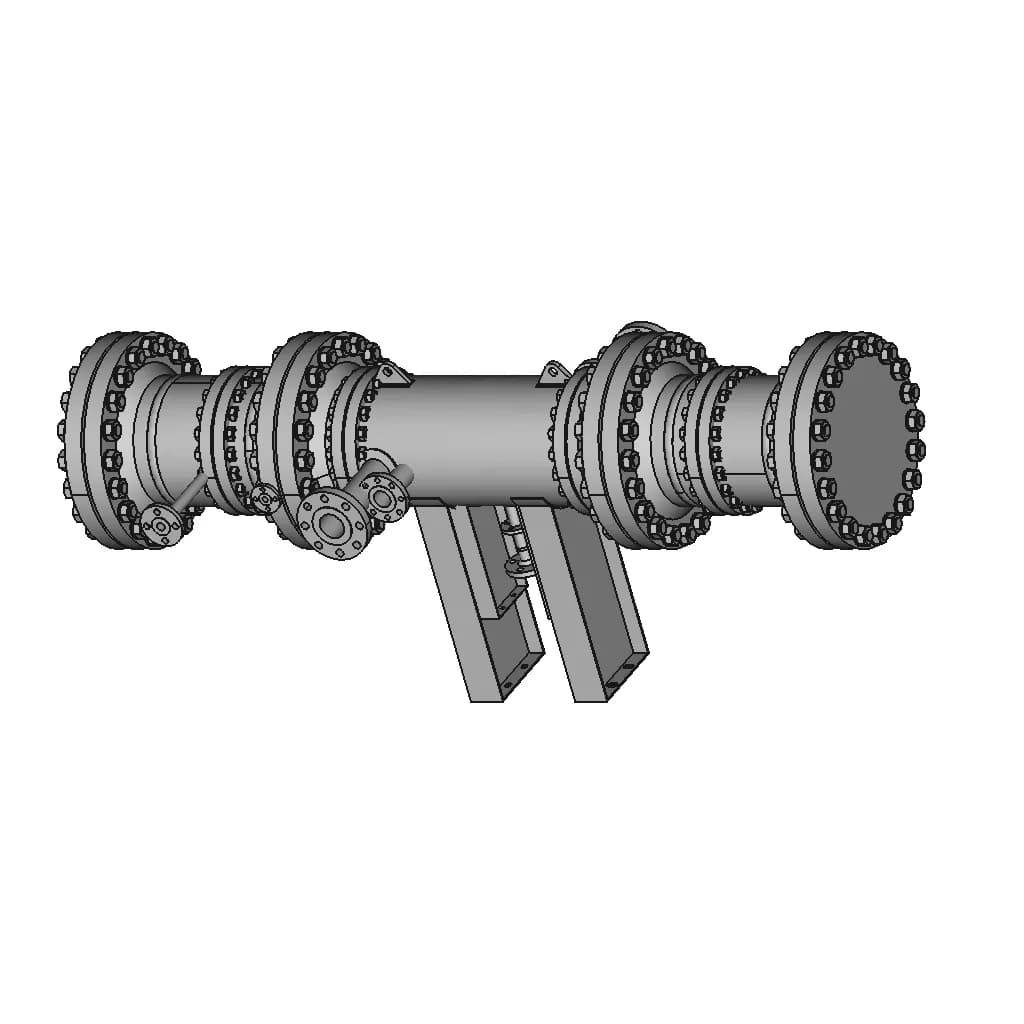 Heat Exchanger 341 | CAD Model for Energy Systems_60_30_degree_snapshot