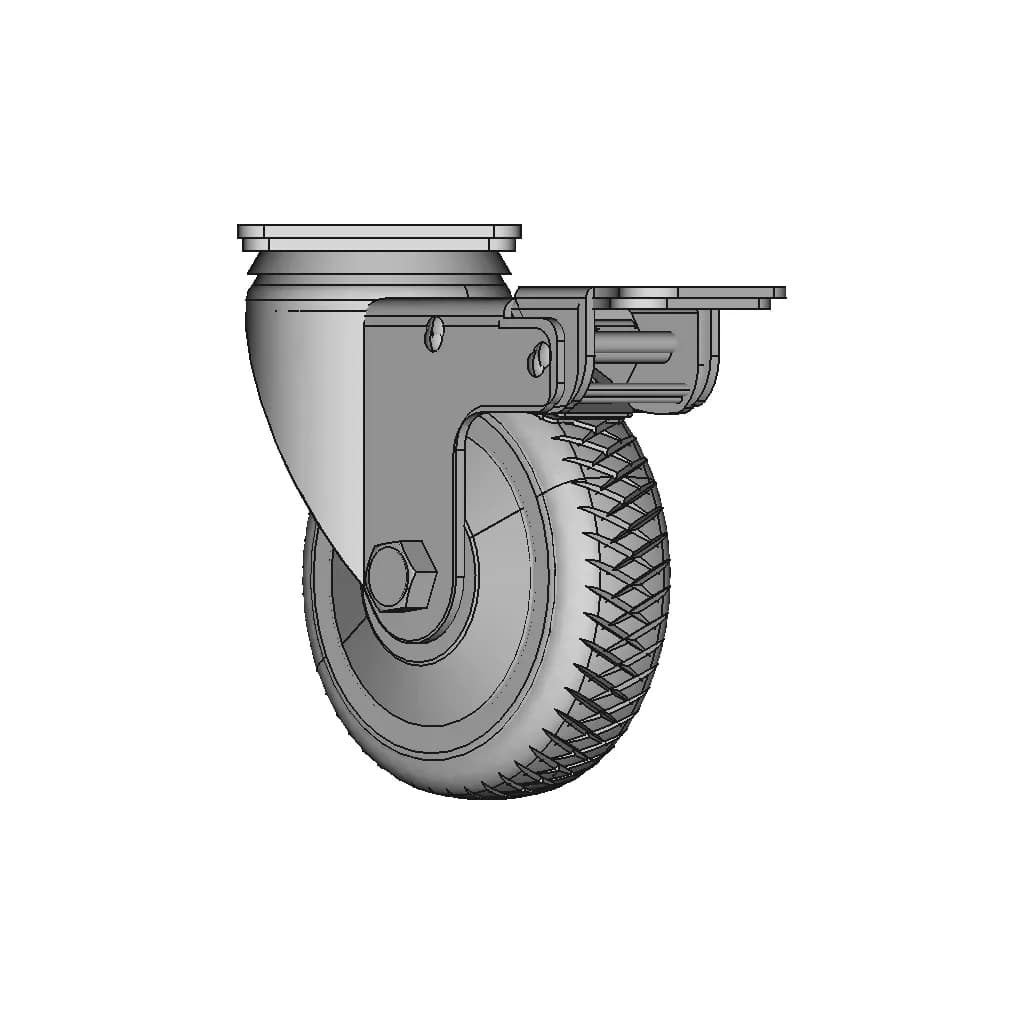 Swivel Brake Type 1 | Industrial CAD Design_0_0_degree_snapshot