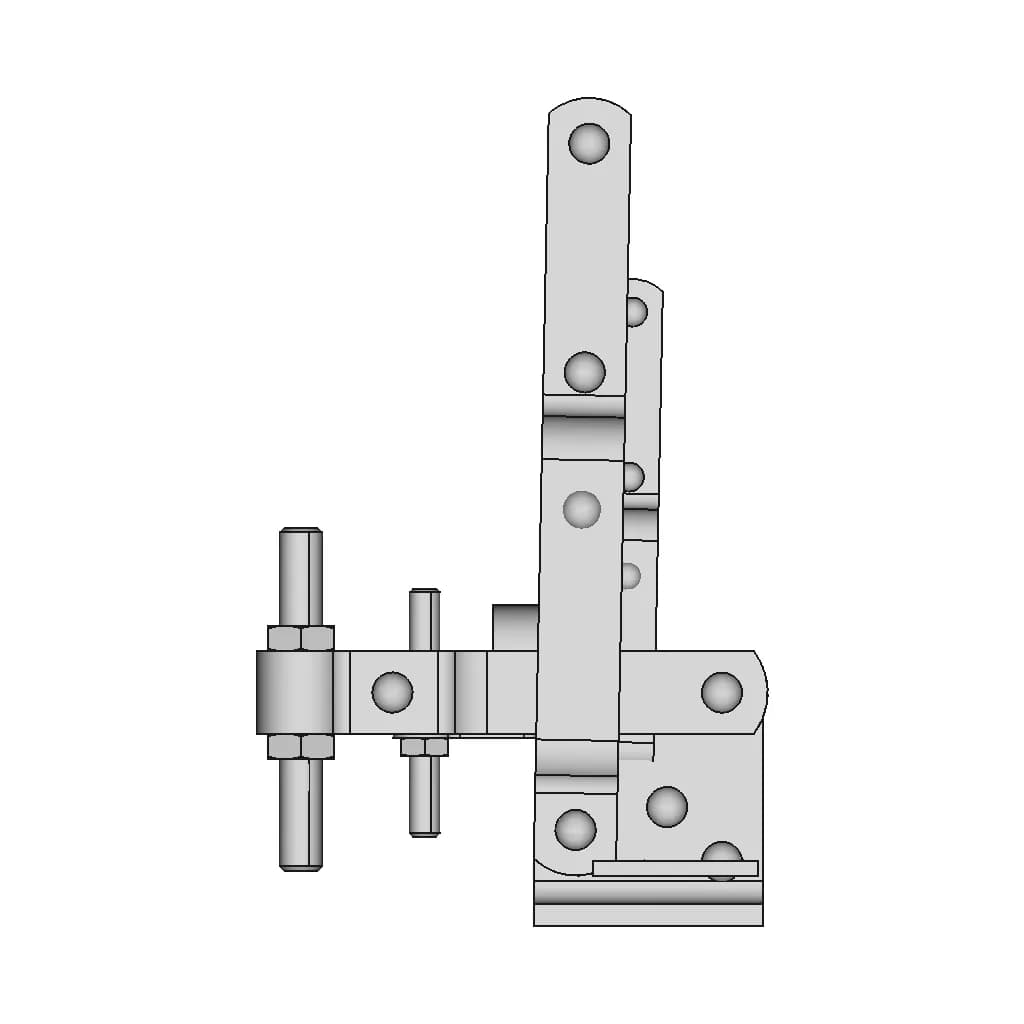 Grampo De Acao Rapida 3 | Industrial CAD Design_0_0_degree_snapshot
