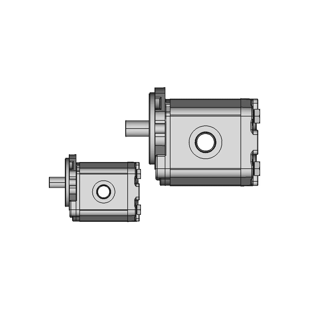 Gear Pump Replica 2A0 D 18 1 | CAD Model for Energy Systems_0_90_degree_snapshot