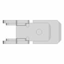 Ficha Pala 6 3X0 8Mm Macho Recto P | CAD Model for Energy Systems_0_0_degree_snapshot
