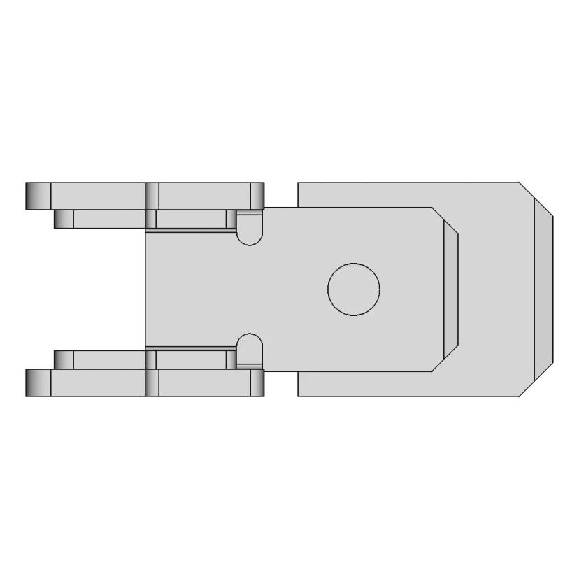 Ficha Pala 6 3X0 8Mm Macho Recto P | CAD Model for Energy Systems