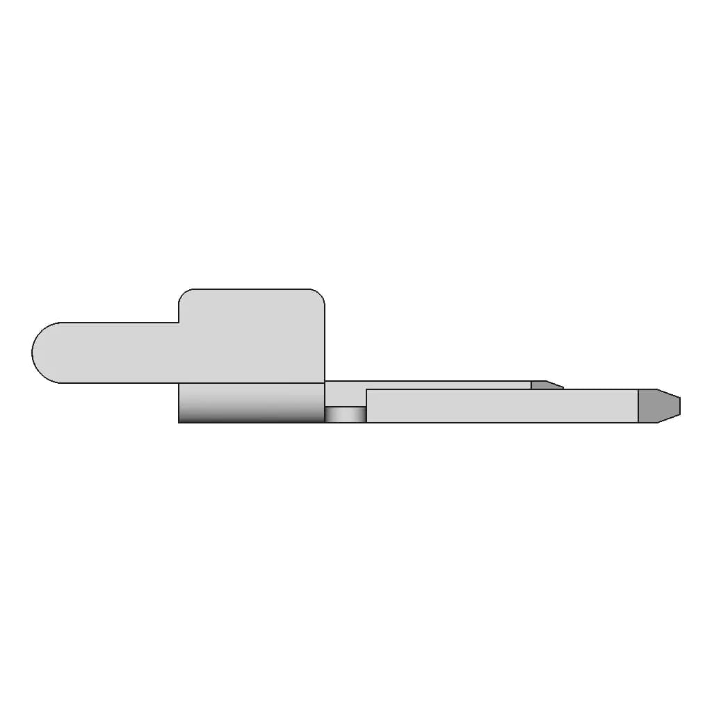 Ficha Pala 6 3X0 8Mm Macho Recto P | CAD Model for Energy Systems_90_0_degree_snapshot