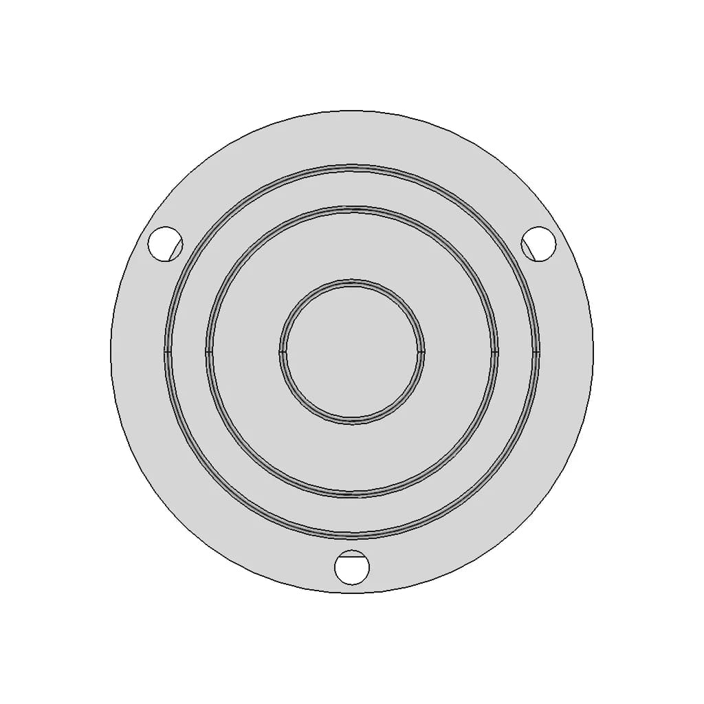 Optronics Led Stop Tail Turn Light 4 Round | Industrial CAD Design_0_0_degree_snapshot