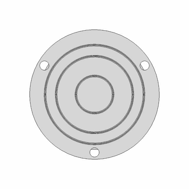 Optronics Led Stop Tail Turn Light 4 Round | Industrial CAD Design