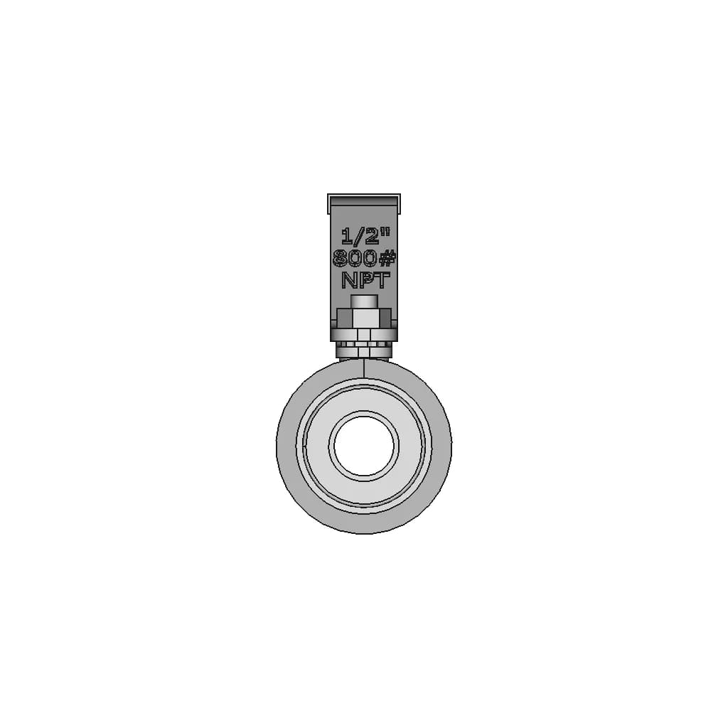 Ball Valve Dn 15 800 Npt 1 | CAD Model for Energy Systems_90_0_degree_snapshot