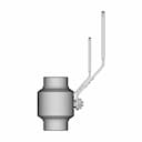 Ball Valve Dn 25 800 Npt 1 | CAD Model for Energy Systems_0_270_degree_snapshot