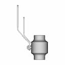Ball Valve Dn 25 800 Npt 1 | CAD Model for Energy Systems_0_90_degree_snapshot