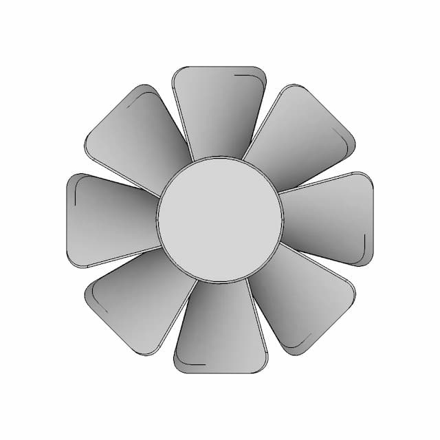 Exhaust Fan Propeller 1 | CAD Model for Energy Systems