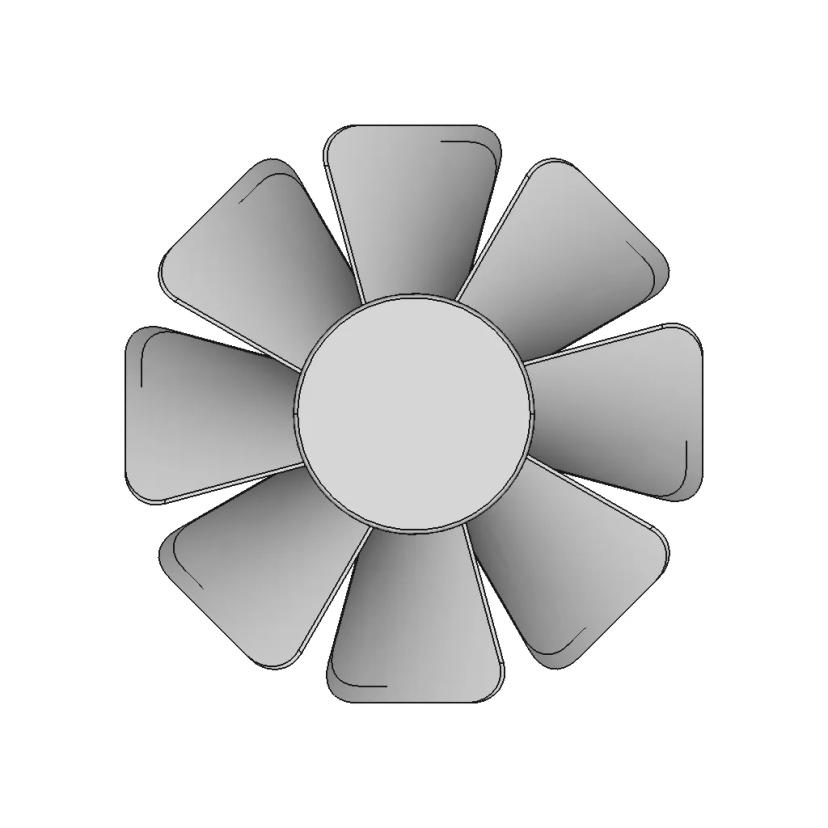 Exhaust Fan Propeller 1 | CAD Model for Energy Systems