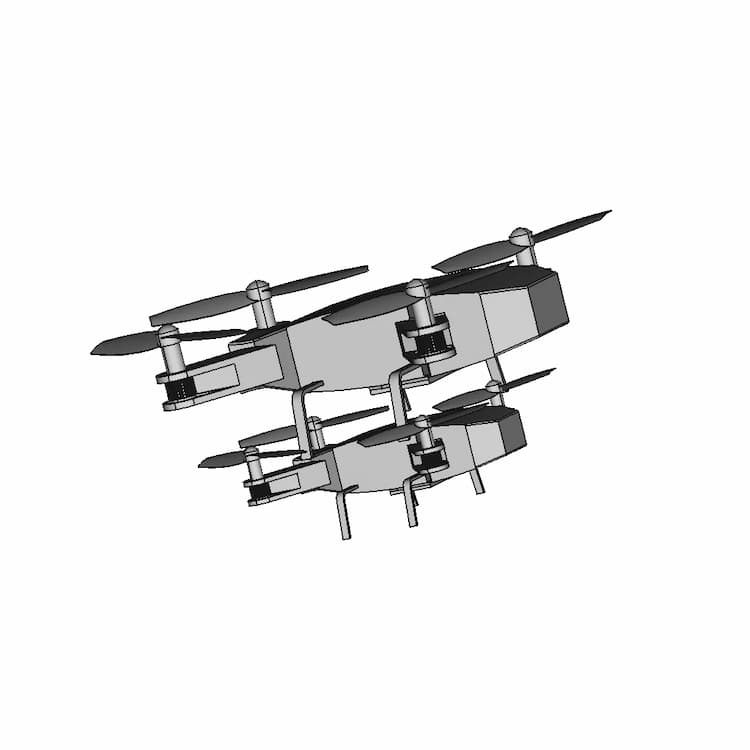 Quadcopter Drone 67 | Industrial CAD Design
