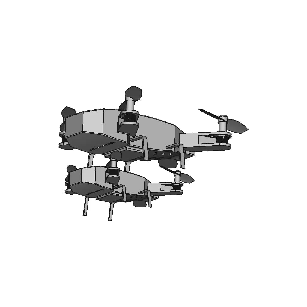 Quadcopter Drone 67 | Industrial CAD Design_0_270_degree_snapshot