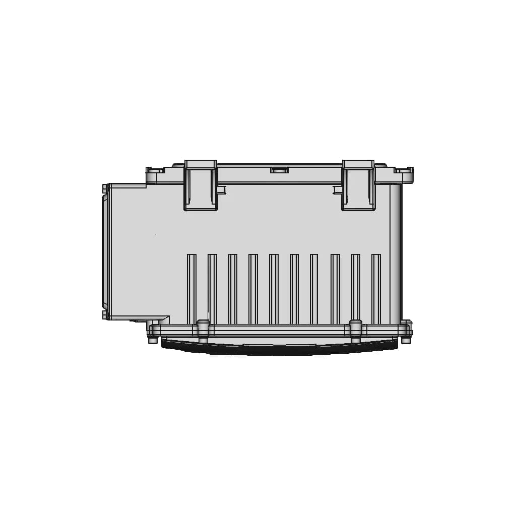 Car Mounted Water Cooled Power Supply 1 | CAD Model for Energy Systems_0_270_degree_snapshot