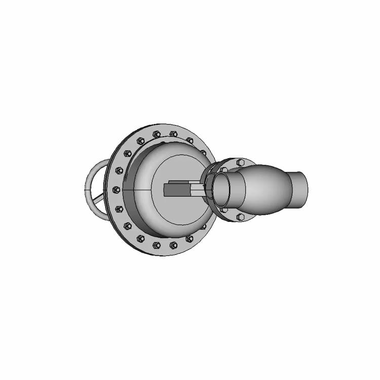 Control Valve Dn150 Class 150 Sch40 1 | Industrial CAD Design