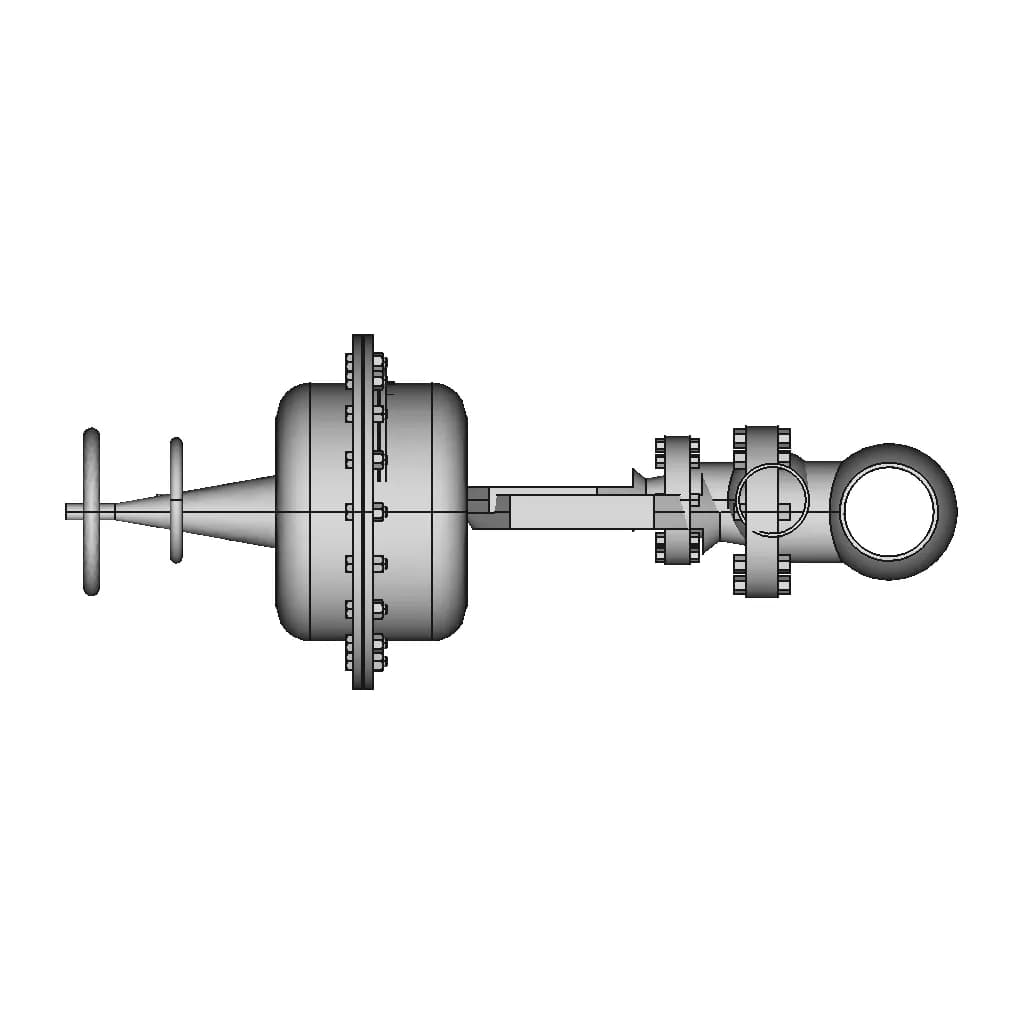 Control Valve Dn150 Class 150 Sch40 1 | Industrial CAD Design_0_90_degree_snapshot