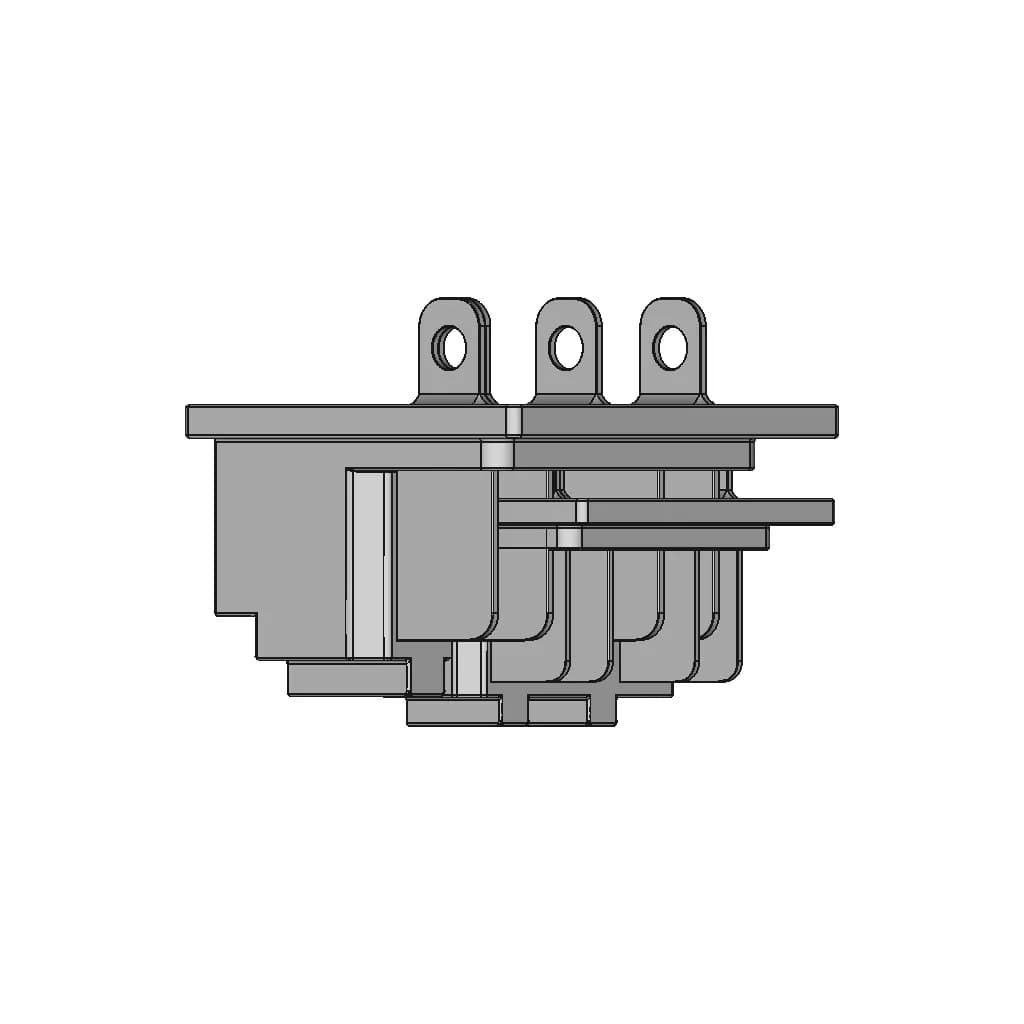 M18 Battery Terminal Connector 1 | CAD Model for Energy Systems_0_270_degree_snapshot