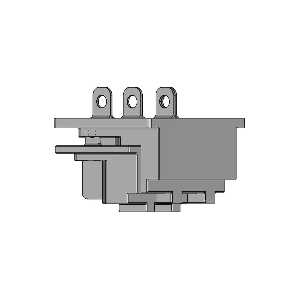 M18 Battery Terminal Connector 1 | CAD Model for Energy Systems_0_90_degree_snapshot