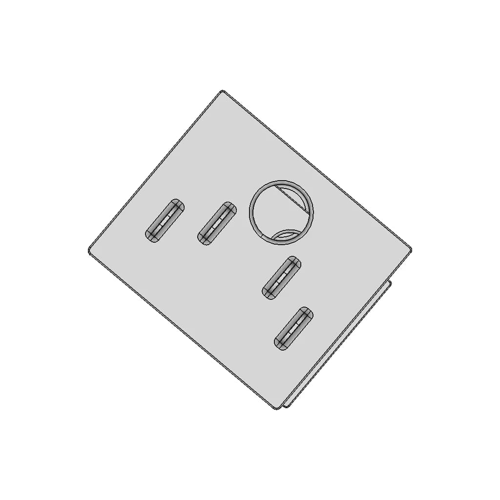 M18 Battery Terminal Connector 1 | CAD Model for Energy Systems_270_0_degree_snapshot