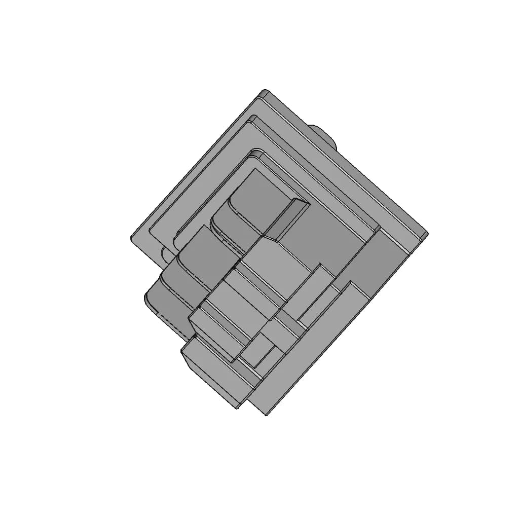 M18 Battery Terminal Connector 1 | CAD Model for Energy Systems_60_30_degree_snapshot
