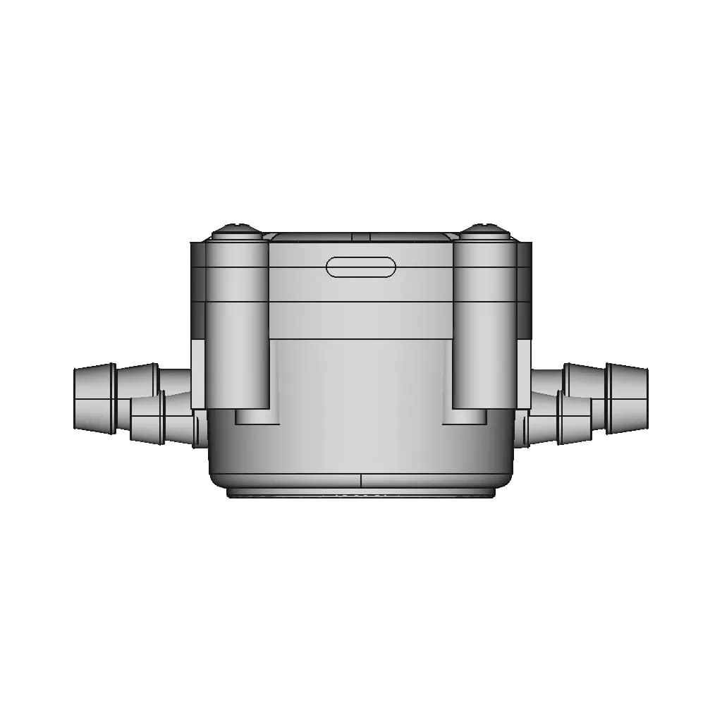 3365 Water Flow Sensor Yfs401 Flowmeter Water Flow | CAD Model for Energy Systems_0_90_degree_snapshot