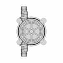 3365 Water Flow Sensor Yfs401 Flowmeter Water Flow | CAD Model for Energy Systems_90_0_degree_snapshot