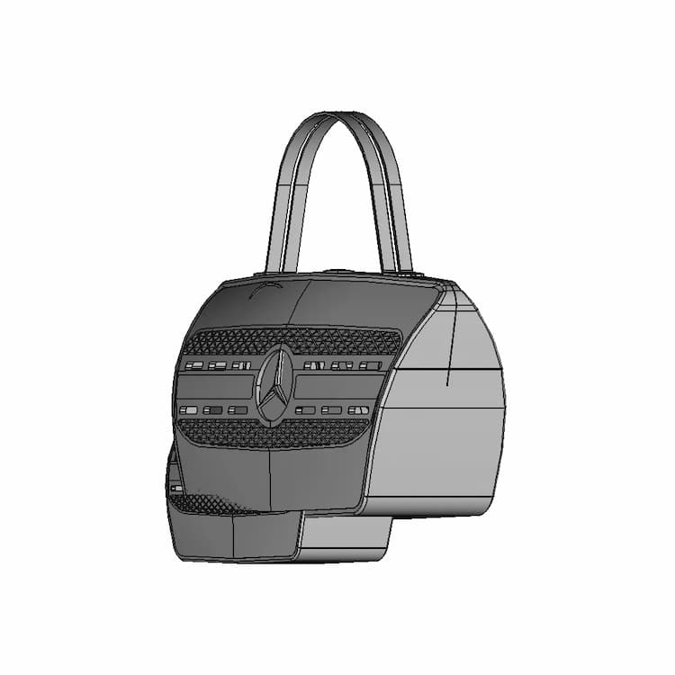 Car Bag Mercedes 1 | Industrial CAD Design