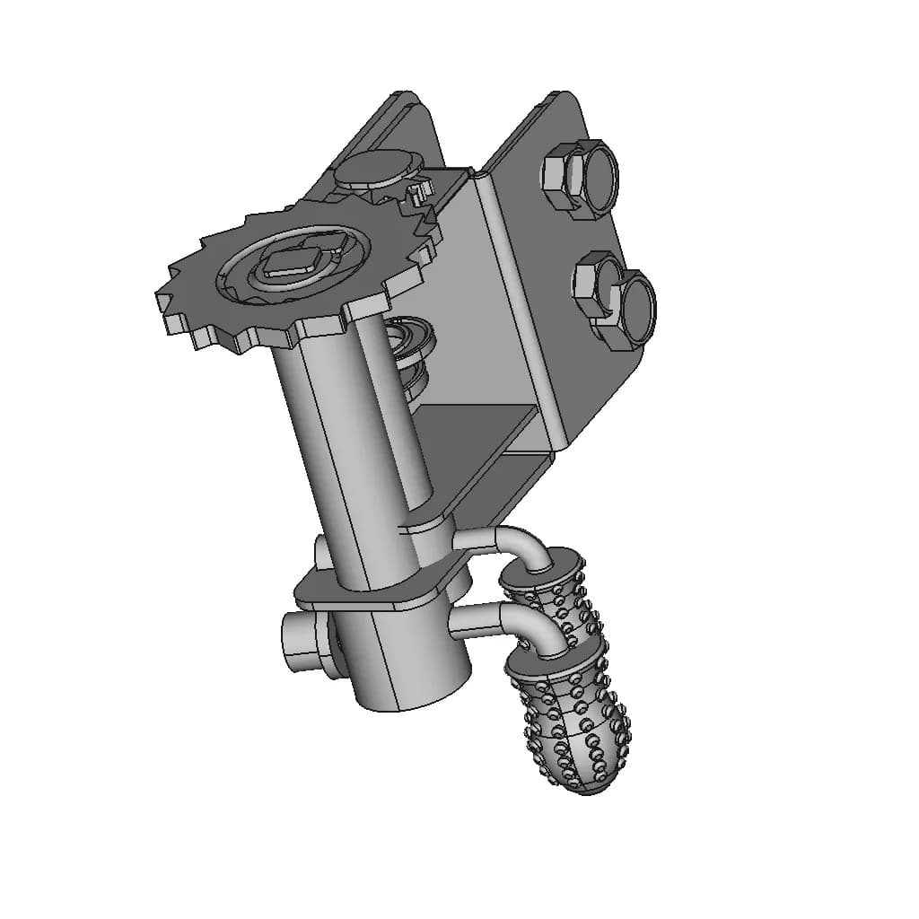 Tow Hook With Ratchet 1 | Industrial CAD Design_60_30_degree_snapshot